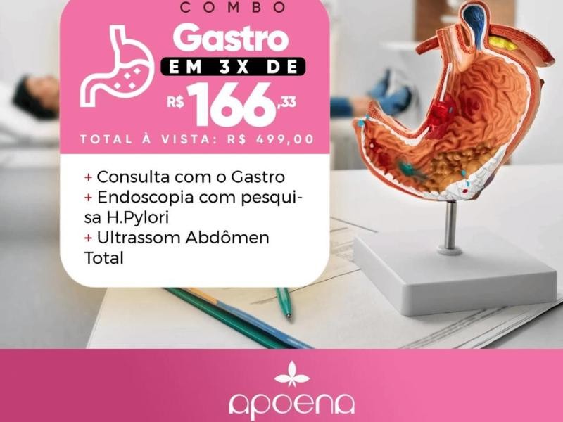 Check-Up Gastro ou Combo Gastro: Avalie e Cuide da Saúde do Seu Sistema Digestivo