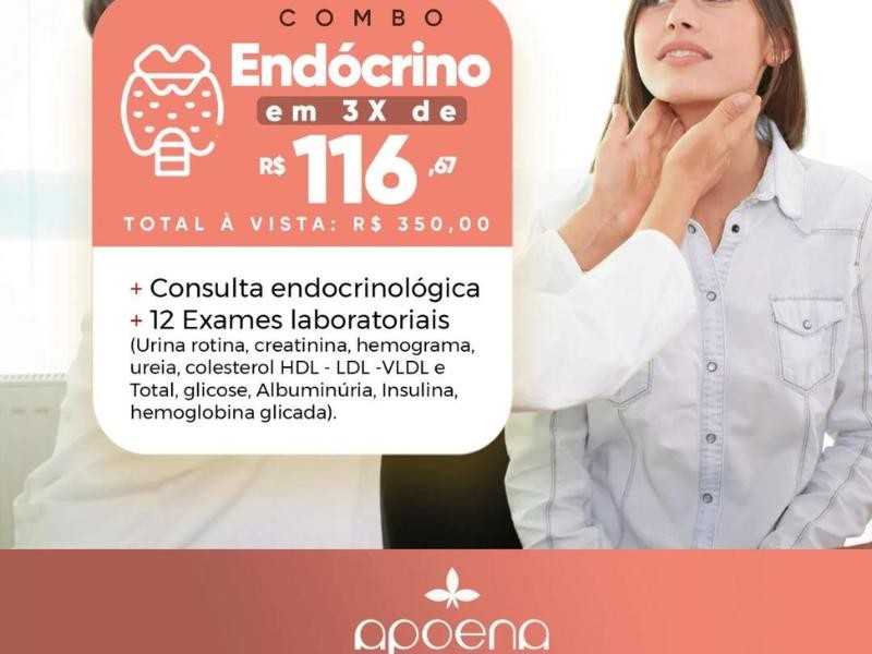 Check-Up Endocrinológico ou Combo Endocrinologia: Garanta o Equilíbrio Hormonal e Metabólico